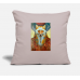 Fox Tribal Light Taupe Pillow